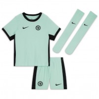Camiseta Chelsea Romeo Lavia #45 Tercera Equipación Replica 2023-24 para niños mangas cortas (+ Pantalones cortos)